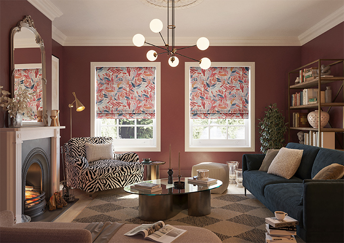 Acer, Mulberry - Motorised Roman Blind - Image 8